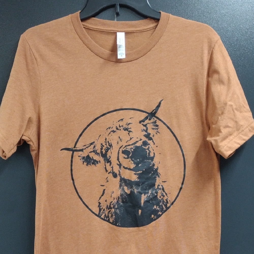Bella Canvas Highland Cow Graphic T-Shirt
